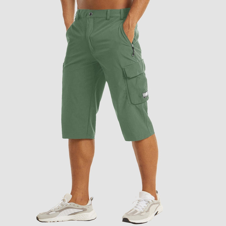 Relaxed Straight Fit Long Cargo Shorts - Benny