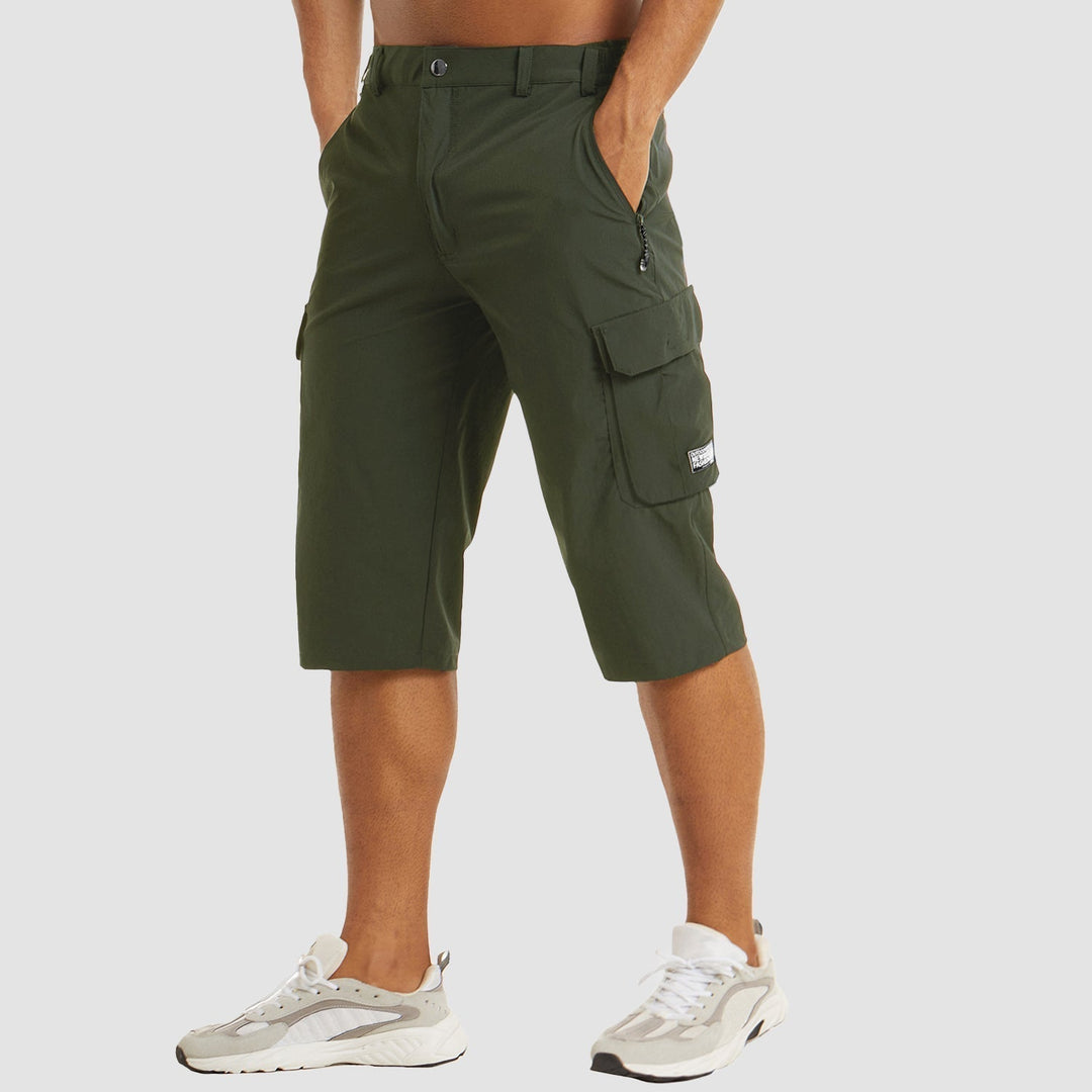 Relaxed Straight Fit Long Cargo Shorts - Benny