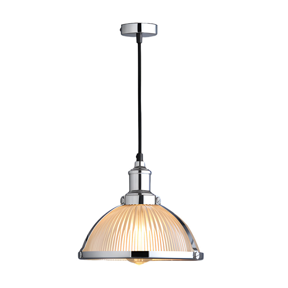 Retro Ribbed Pendant Light - Ribden