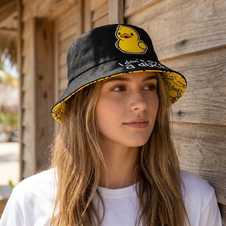 Reversible Knit Bucket Hat - Waddlo