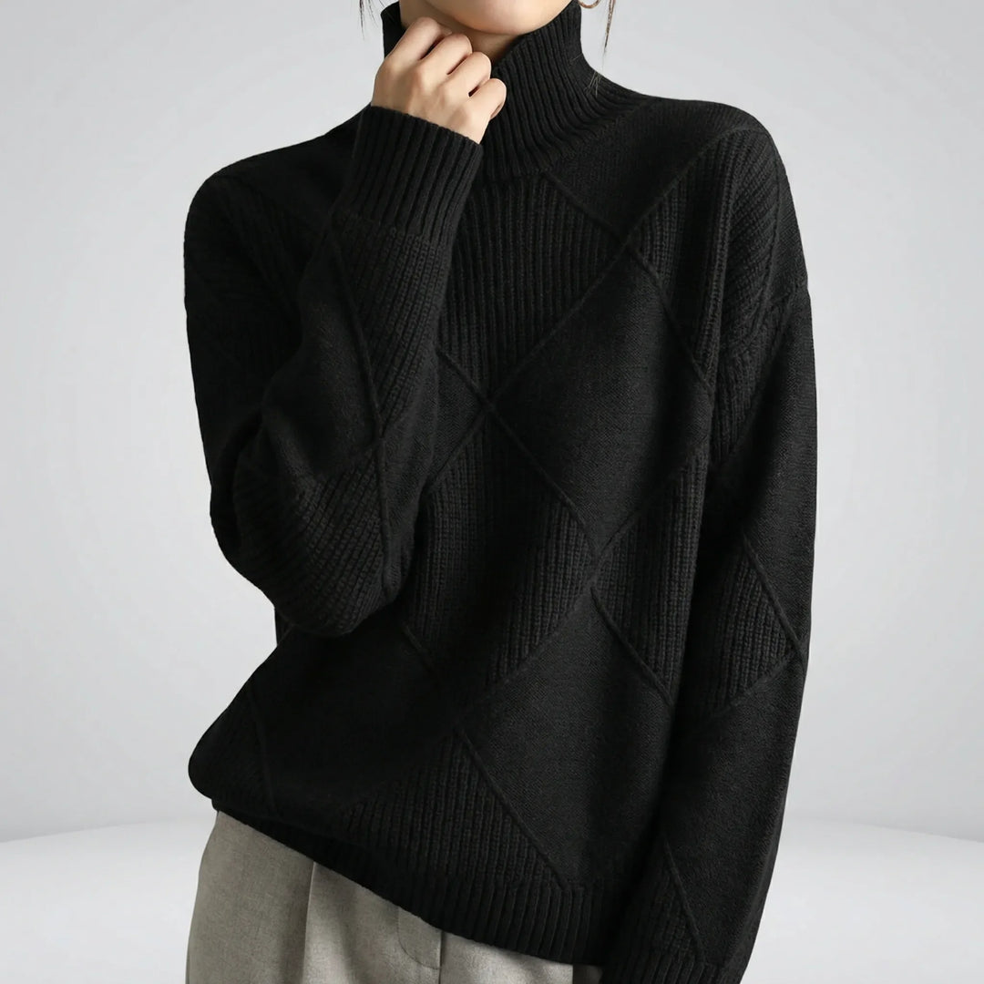 Rollkragenpullover Mit Weiter Passform - Luzie