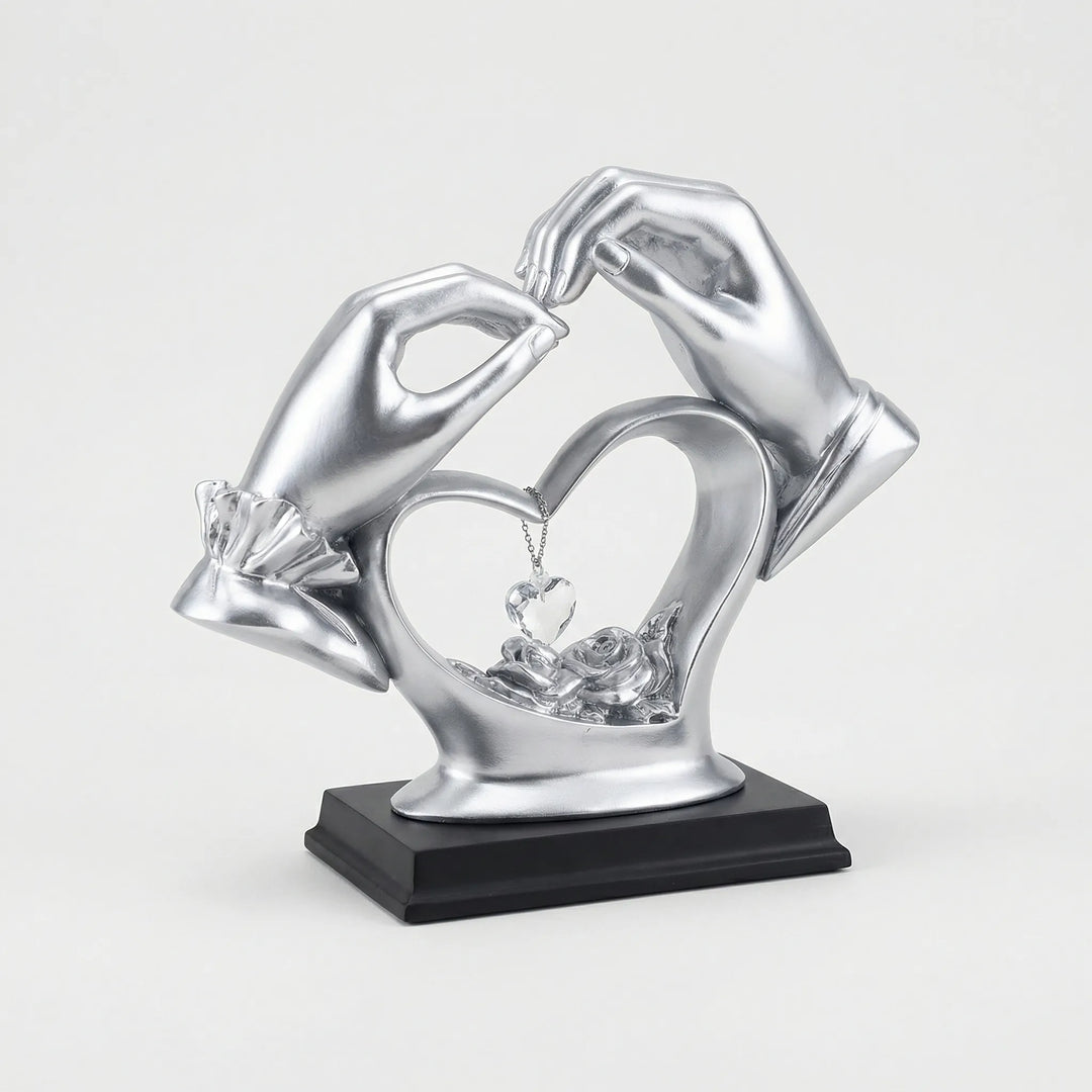 Romantisch Beeldje Met Hartvormige Handen - Amorshape