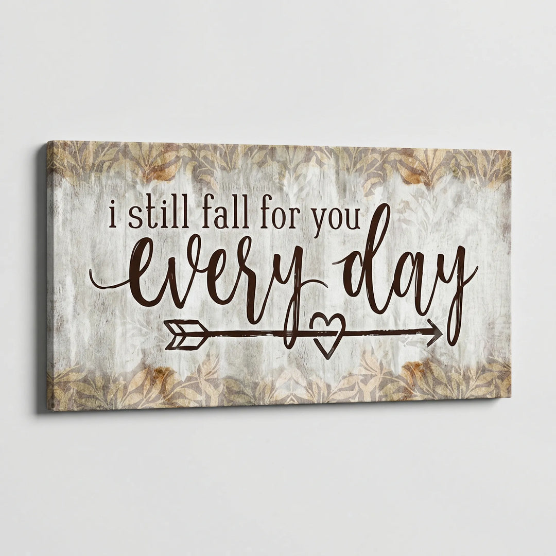 Romantisch Liggend Canvasdoek Met Liefdesquote - Lovenote