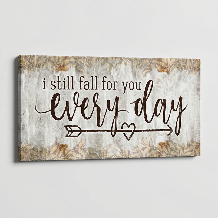 Romantisch Liggend Canvasdoek Met Liefdesquote - Lovenote