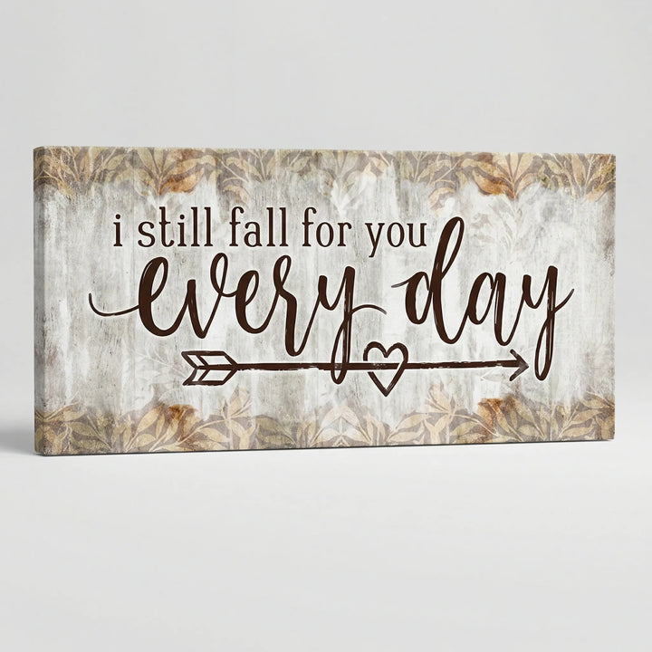 Romantisch Liggend Canvasdoek Met Liefdesquote - Lovenote