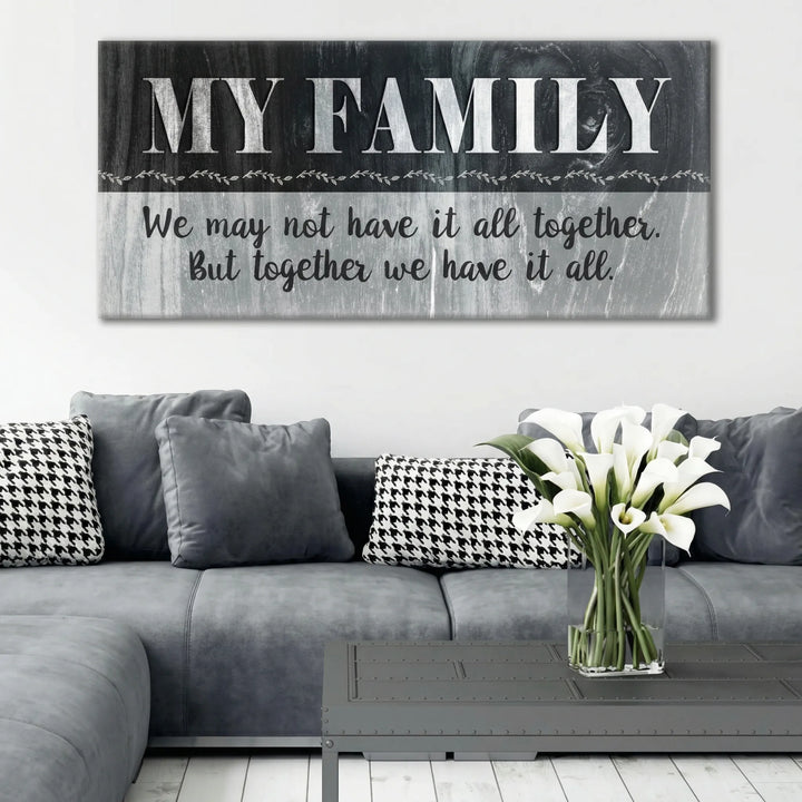 Romantisch Liggend Canvasdoek Met Liefdesquote - Lovenote