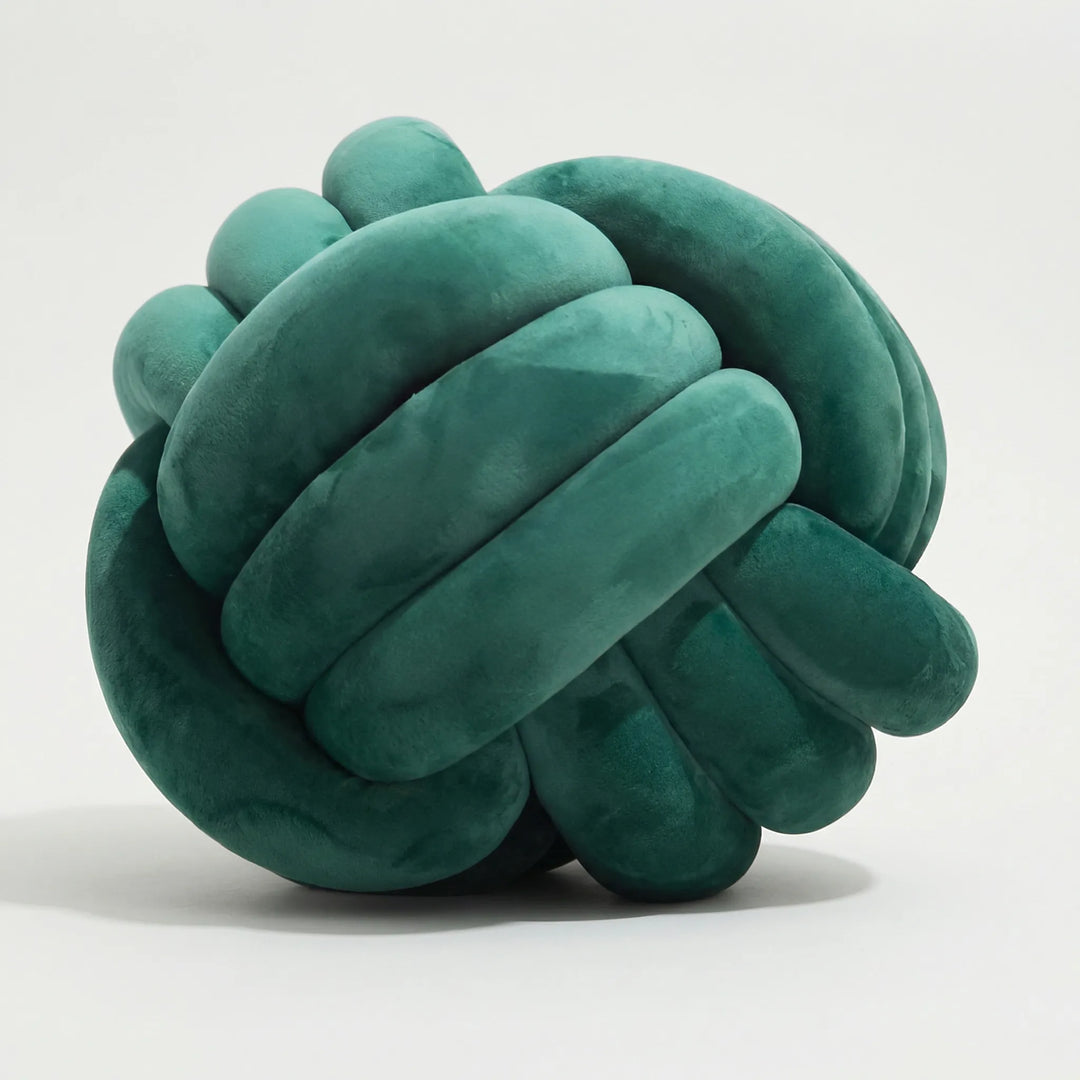 Rond Knoopkussen In Bolvorm - Plushknot