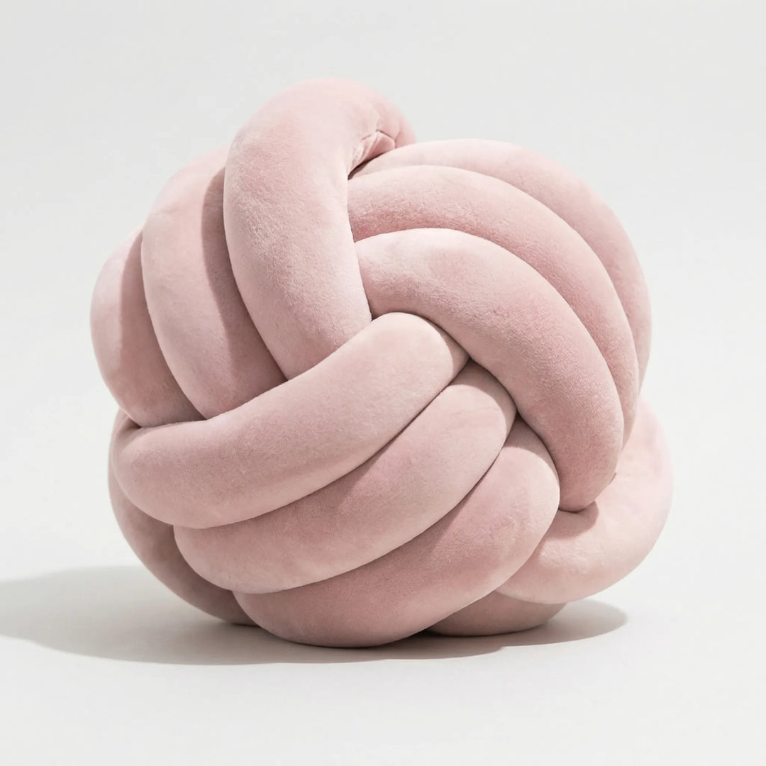 Rond Knoopkussen In Bolvorm - Plushknot