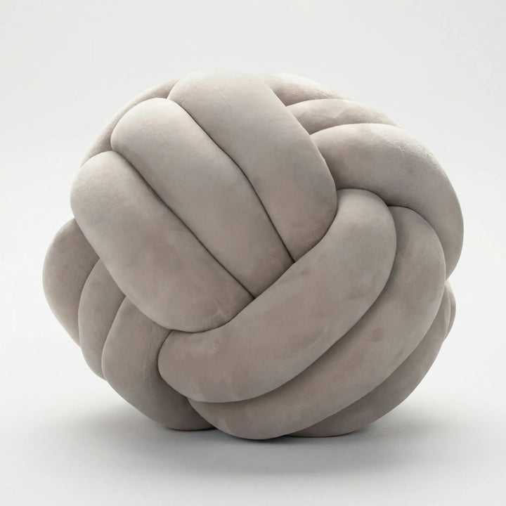 Rond Knoopkussen In Bolvorm - Plushknot