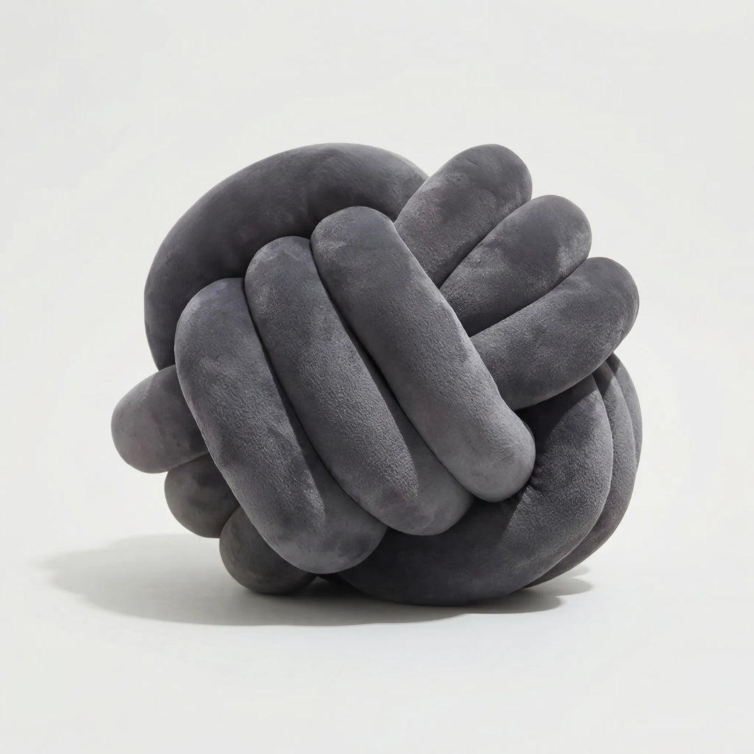 Rond Knoopkussen In Bolvorm - Plushknot