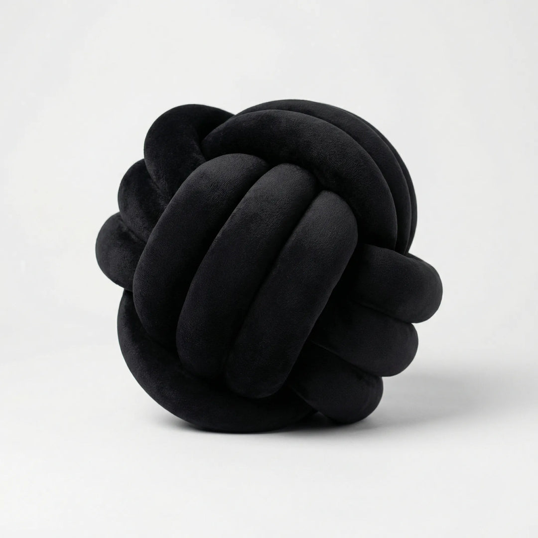 Rond Knoopkussen In Bolvorm - Plushknot