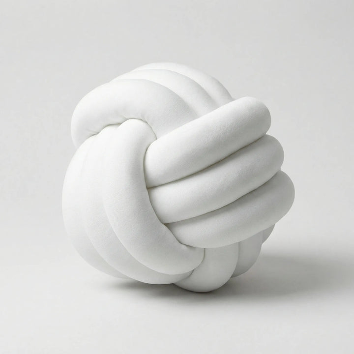 Rond Knoopkussen In Bolvorm - Plushknot