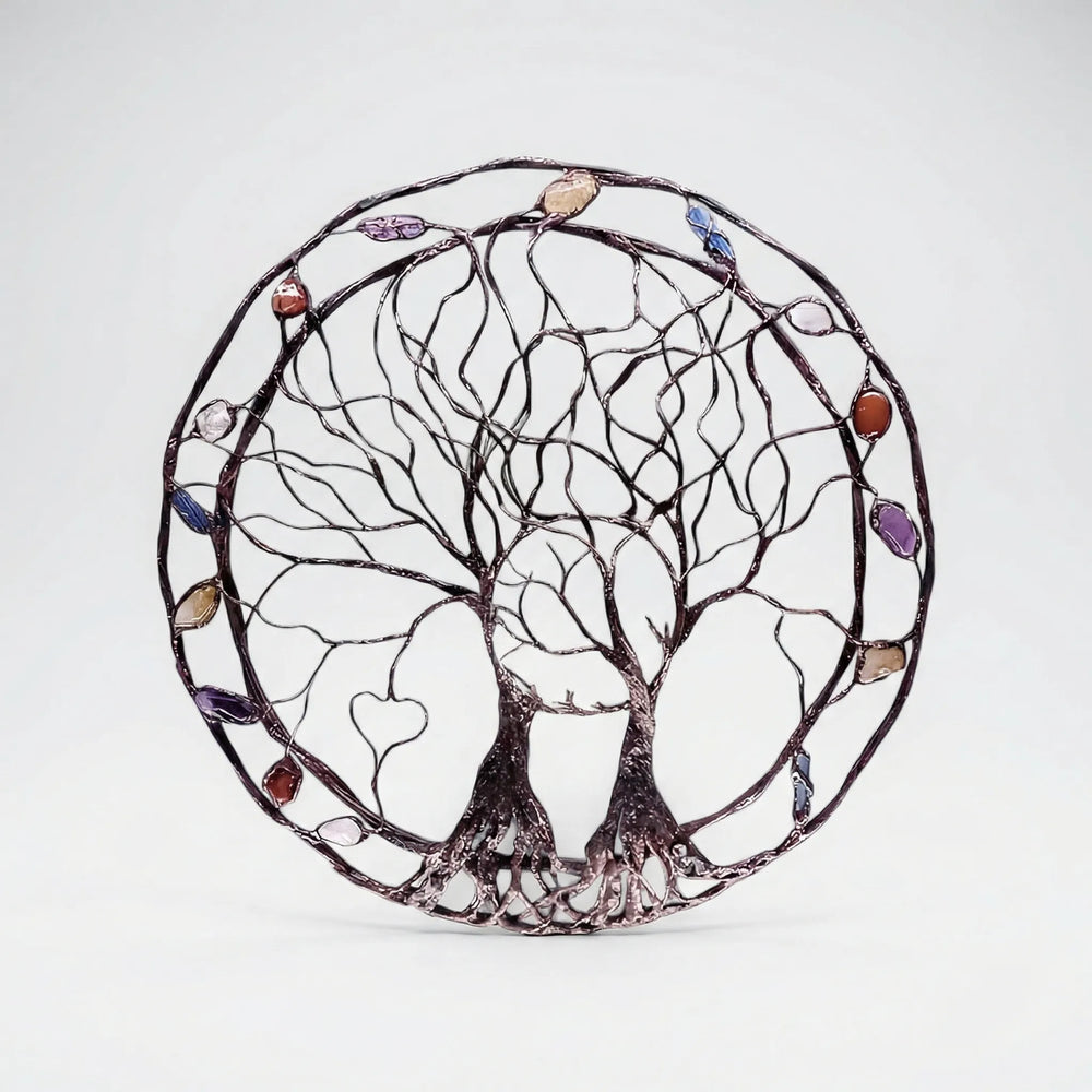 Rond Wanddecoratiestuk Met Boomstructuur - Rootcircle