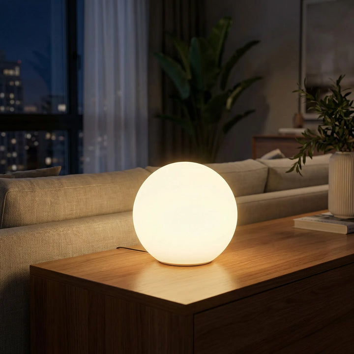 Ronde LED-Tafellamp Met Kleurwisseling - Spheralux