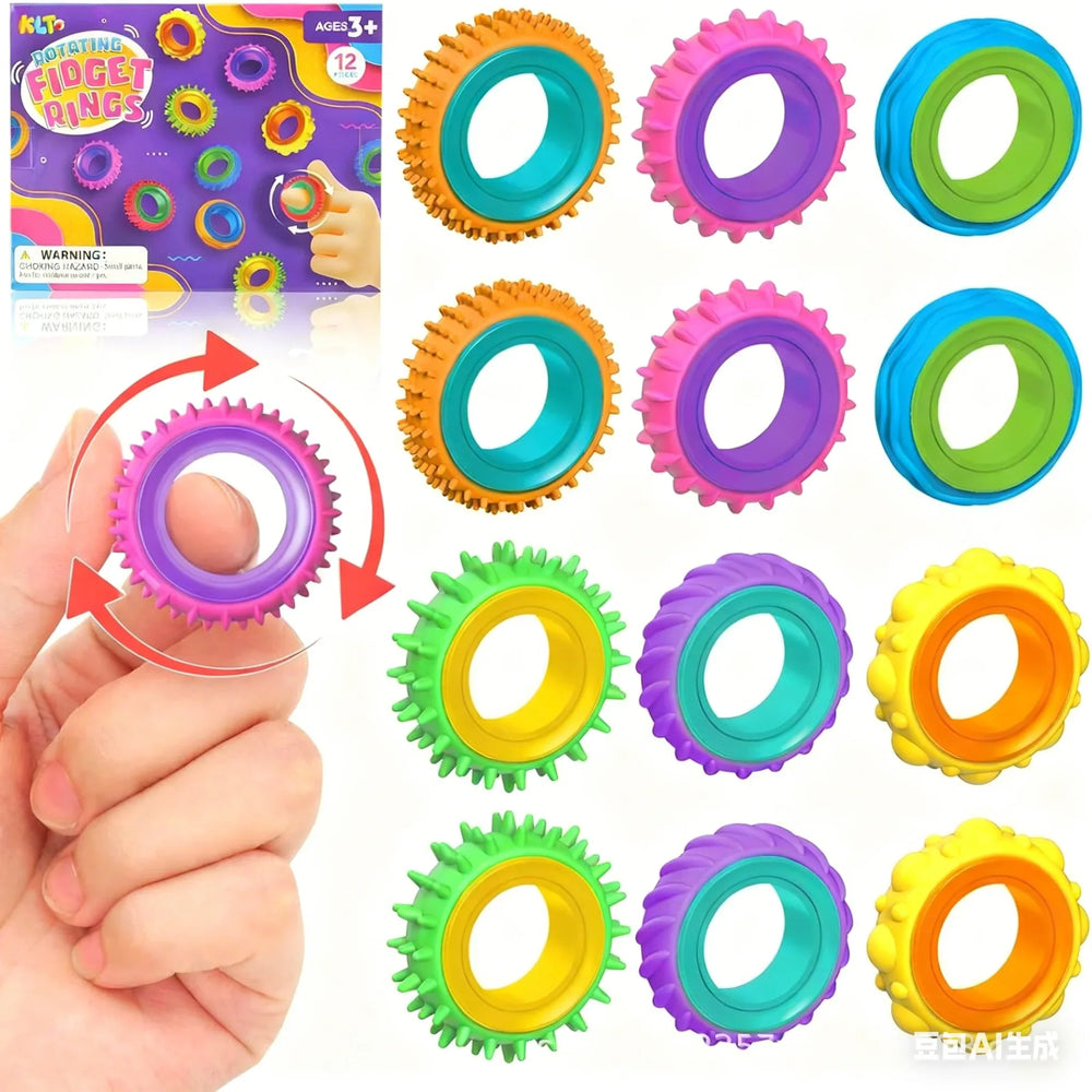 Rotating Sensory Ring Toy - Spinlette