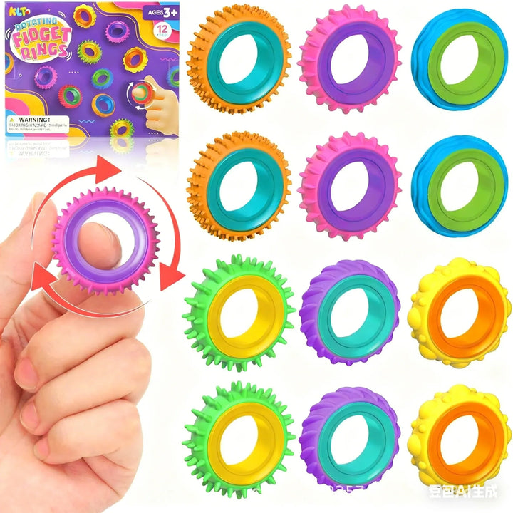 Rotating Sensory Ring Toy - Spinlette