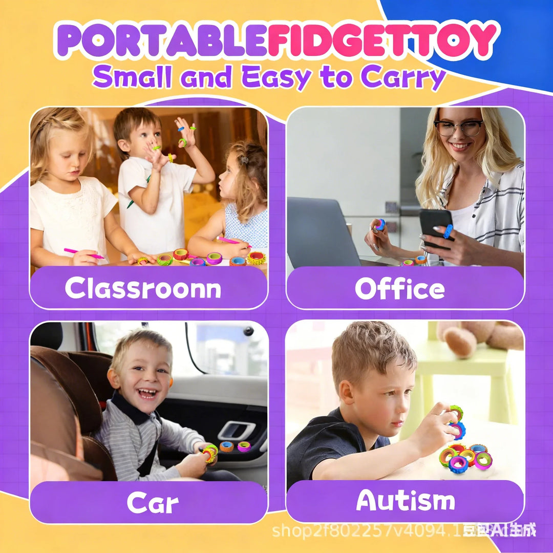 Rotating Sensory Ring Toy - Spinlette
