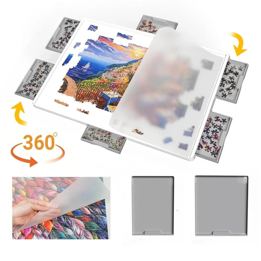 Rotating Puzzle Table - PuzzleOrbitz