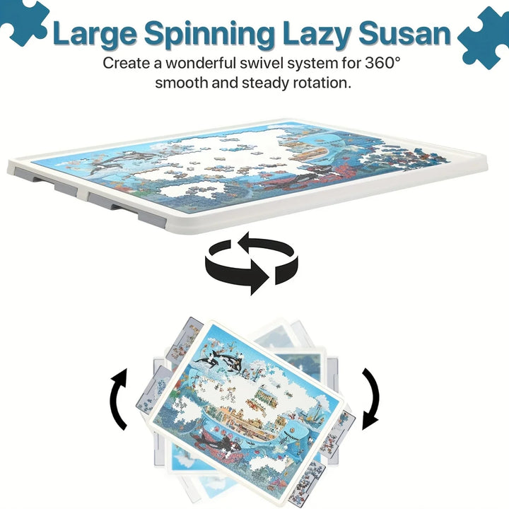 Rotating Puzzle Table - PuzzleOrbitz