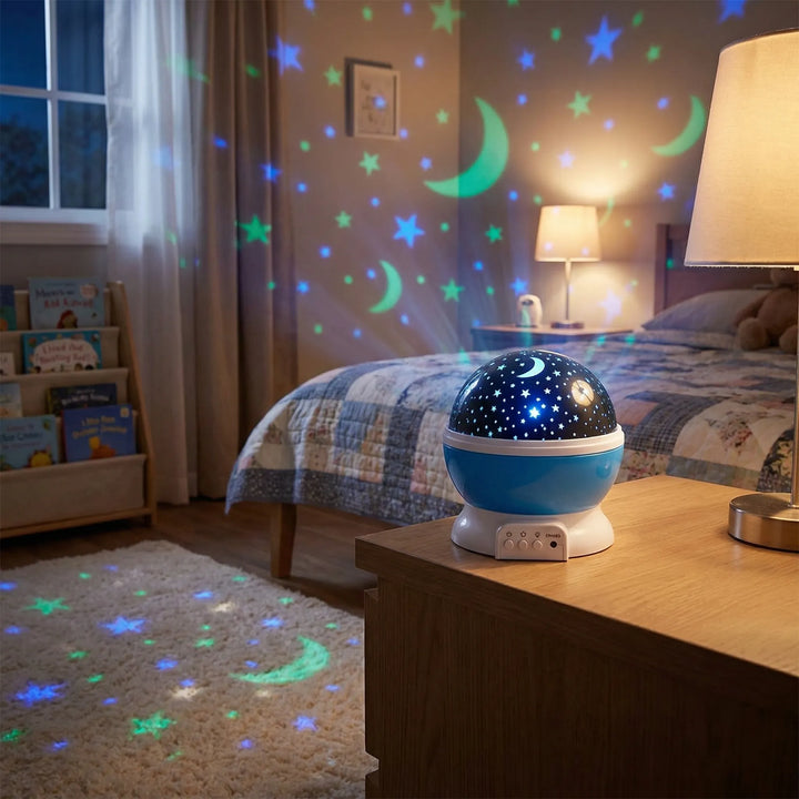 Roterende Sterrenhemel-Nachtlichtprojektor - Stellarion