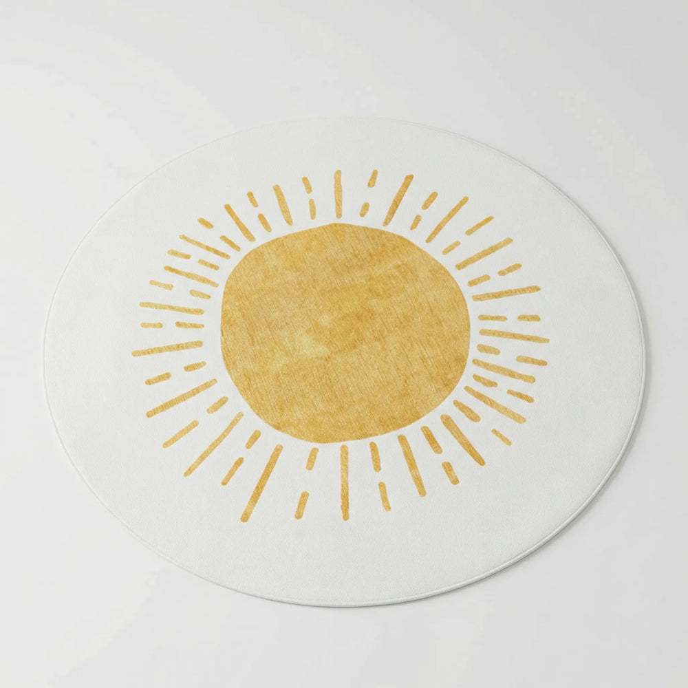 Round Accent Floor Rug - Cirawarm