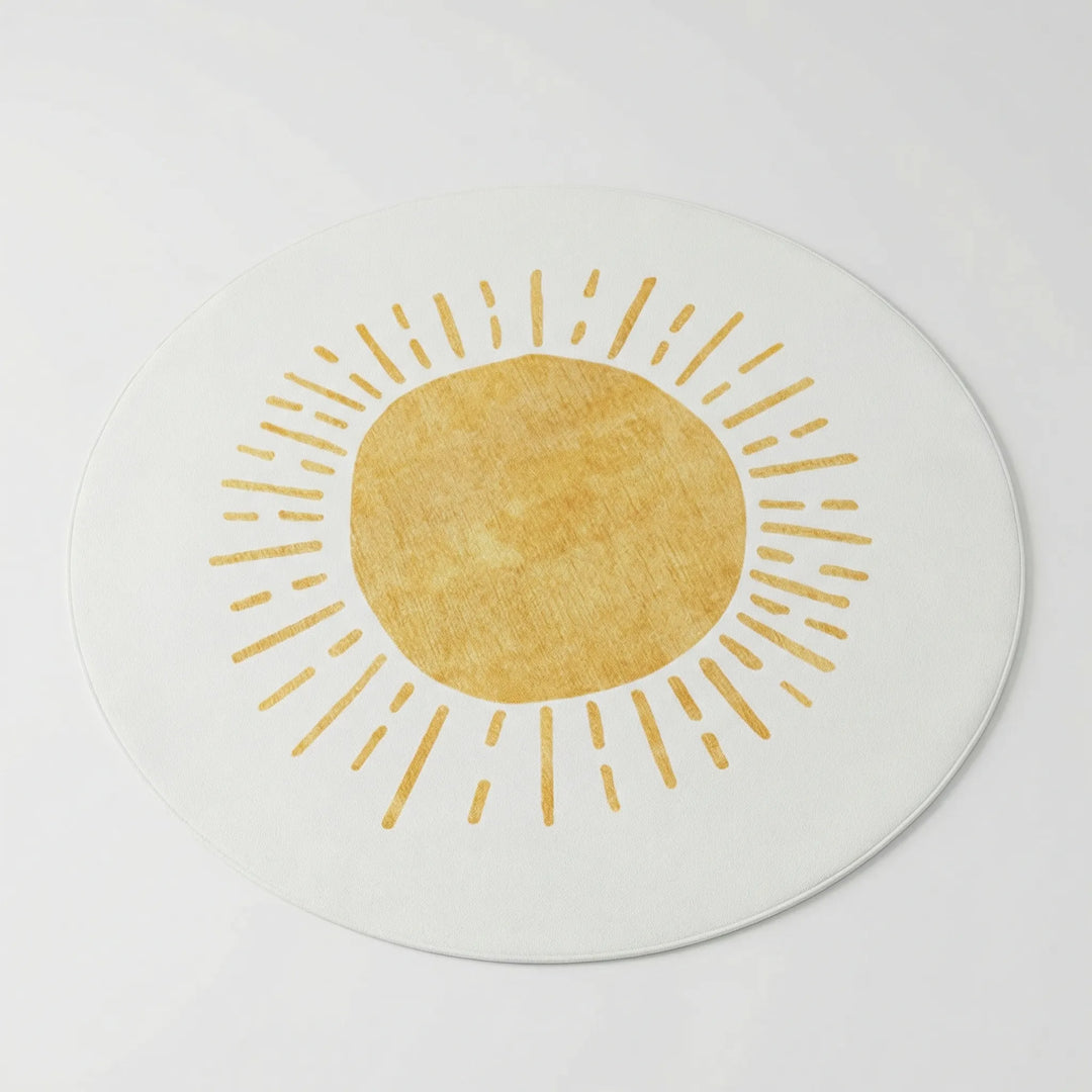 Round Accent Floor Rug - Cirawarm