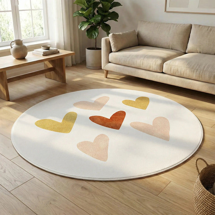 Round Accent Floor Rug - Cirawarm