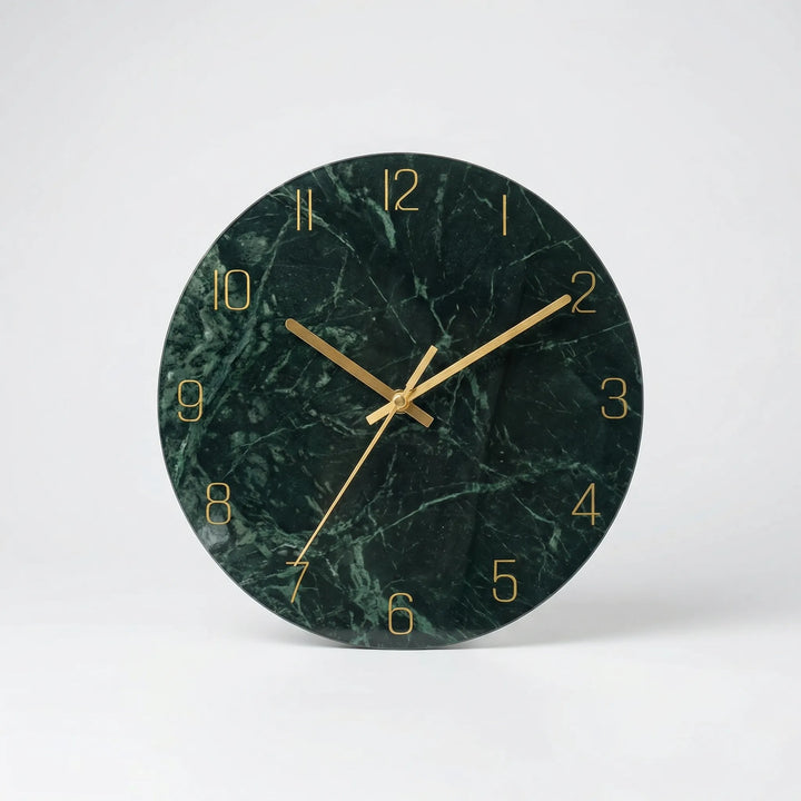 Round Artistic Wall Clock With Space Print - Orbitara