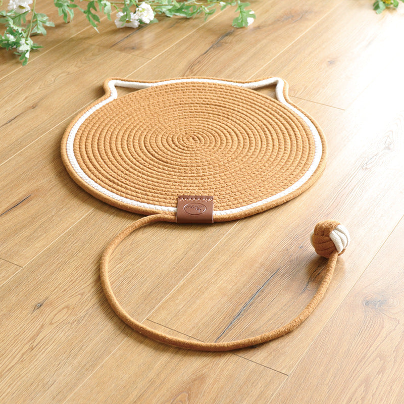 Round Cat Scratching Mat - PurrPad