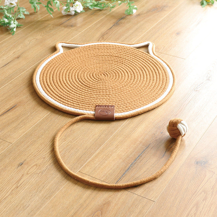 Round Cat Scratching Mat - PurrPad