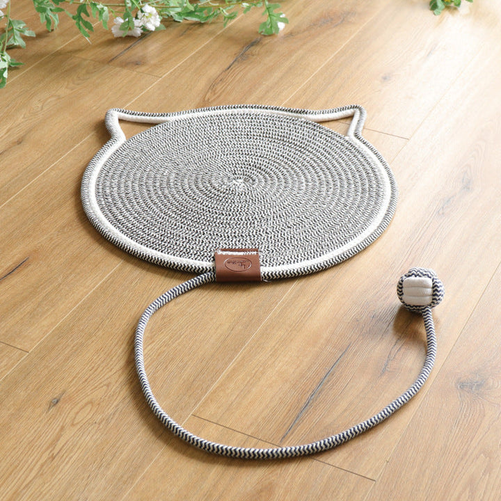 Round Cat Scratching Mat - PurrPad