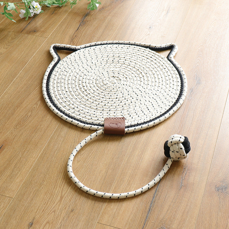 Round Cat Scratching Mat - PurrPad