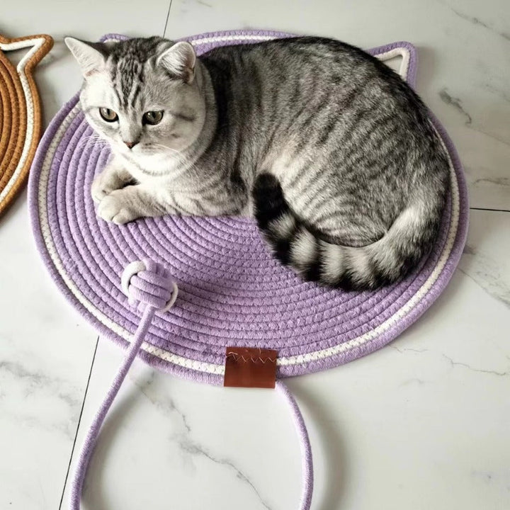 Round Cat Scratching Mat - PurrPad