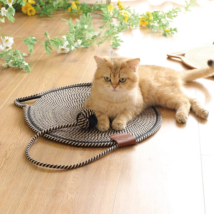 Round Cat Scratching Mat - PurrPad