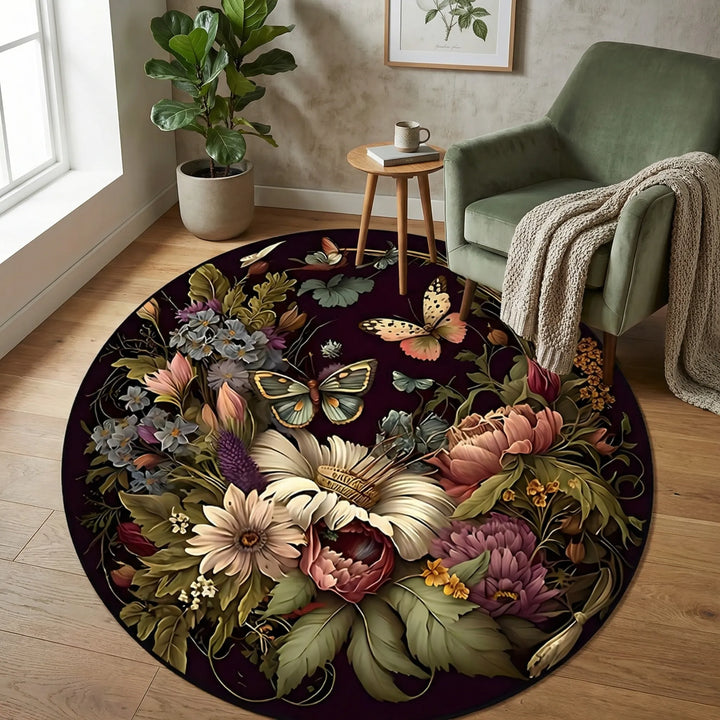 Round Decorative Area Rug - Floravale