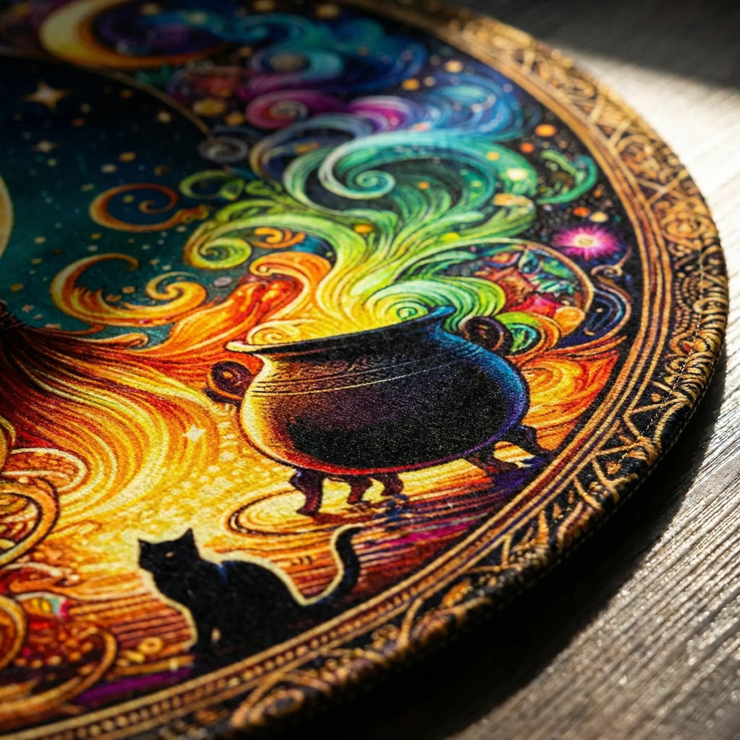 Round Decorative Area Rug - Lunacircle
