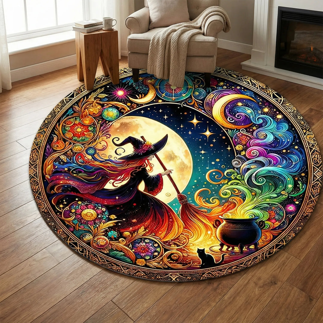Round Decorative Area Rug - Lunacircle
