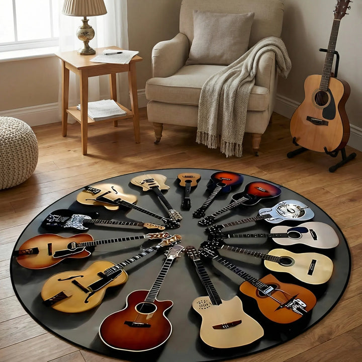 Round Decorative Area Rug - Strumora