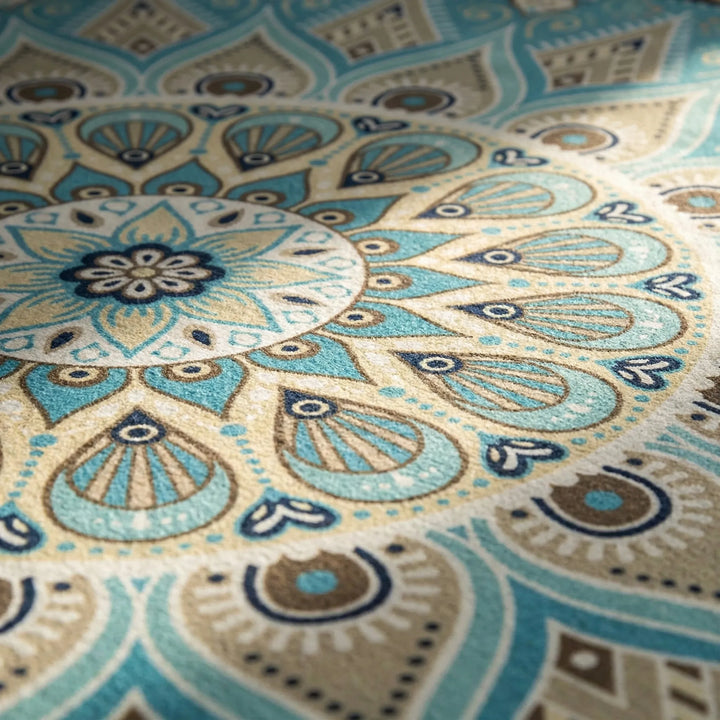 Round Decorative Floor Rug - Auramandala
