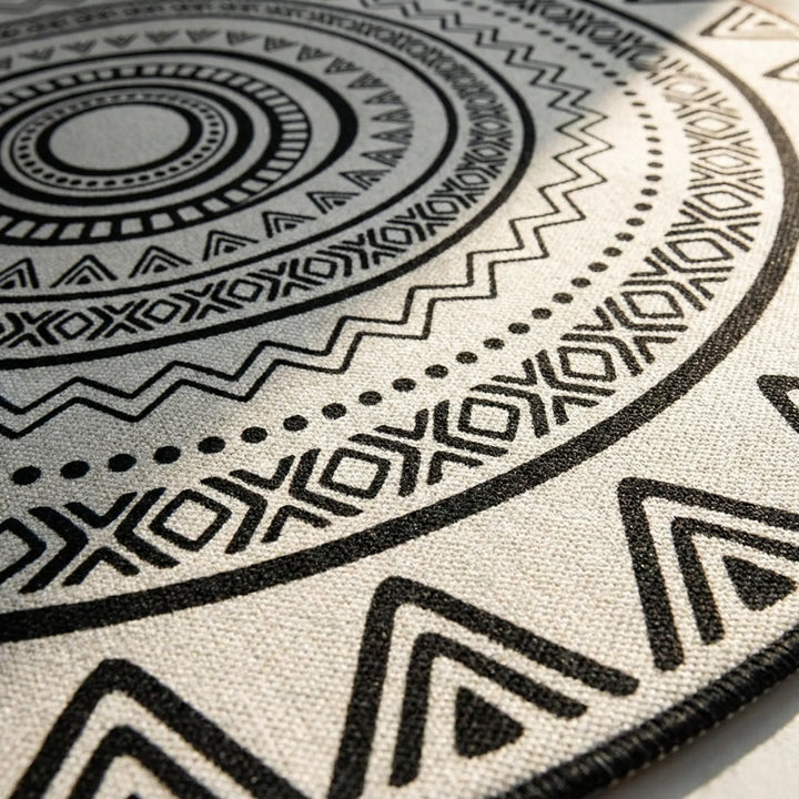 Round Decorative Floor Rug - Circulaire