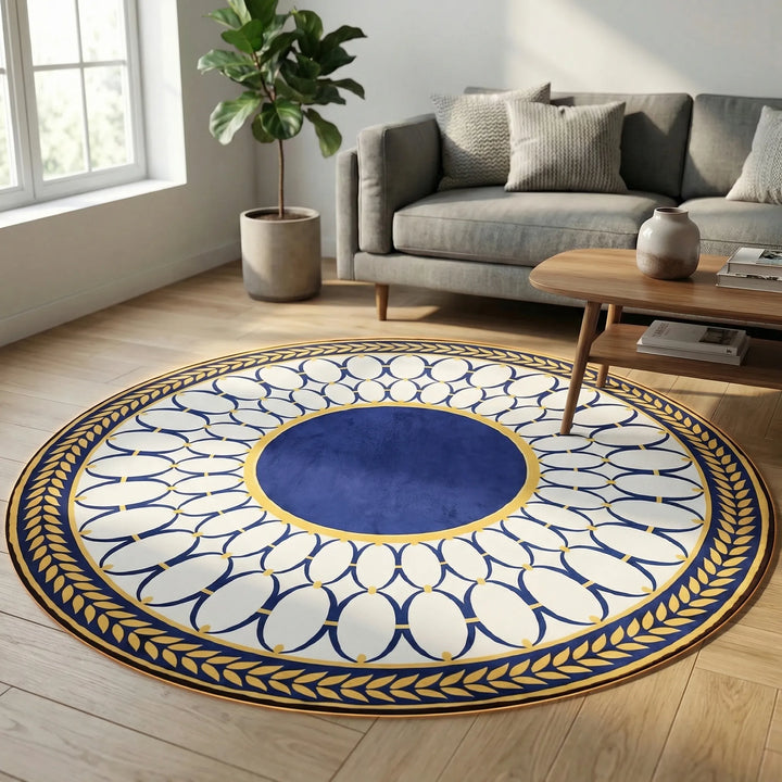 Round Decorative Floor Rug - Circulaire
