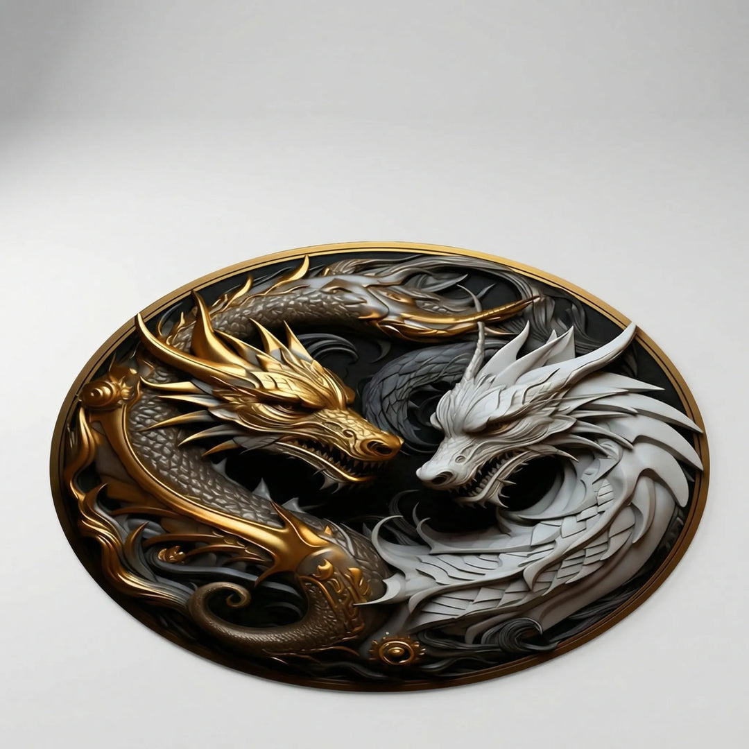 Round Decorative Floor Rug - Drakylux