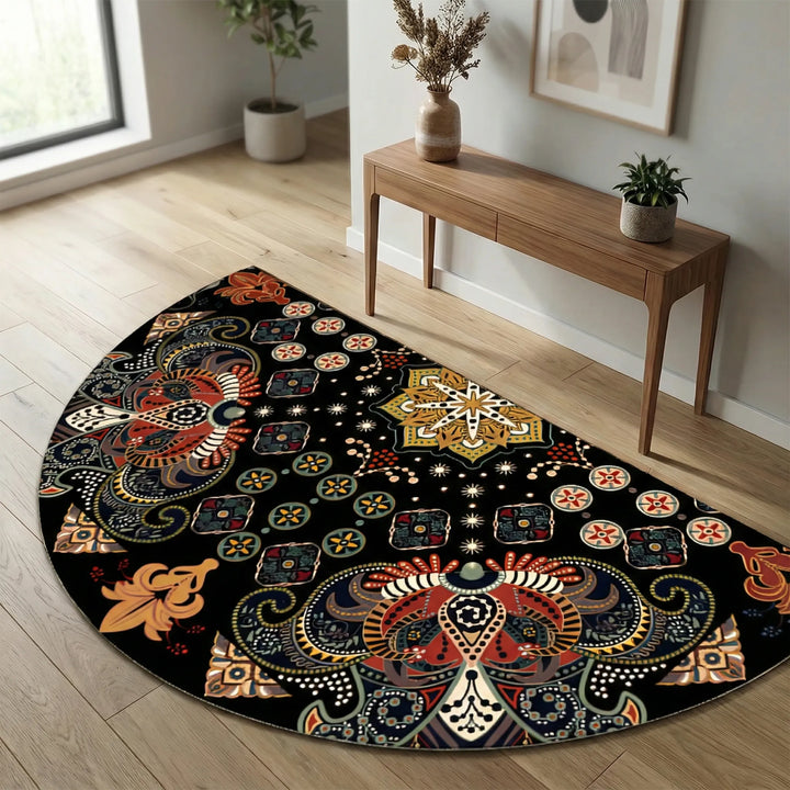 Round Decorative Floor Rug - Zenoray