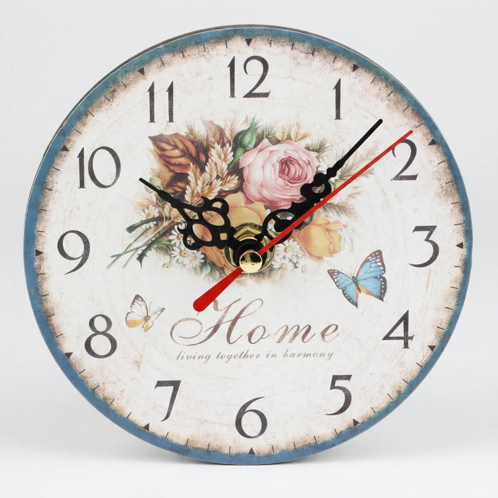 Round Floral Wall Clock - Floriwell