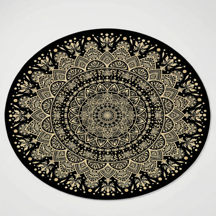 Round Mandala Area Rug - Luxmanda