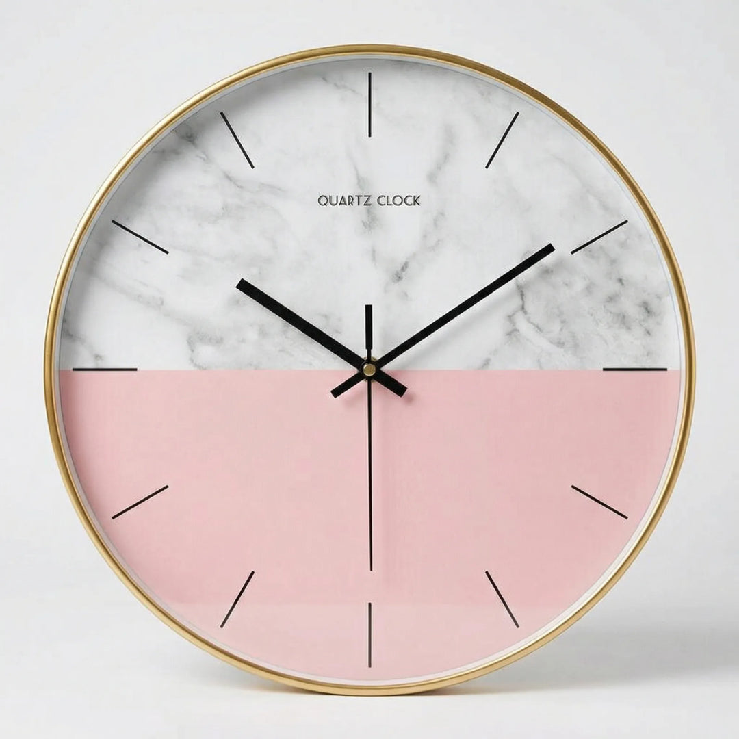 Round Minimalist Wall Clock - NordelleClocka