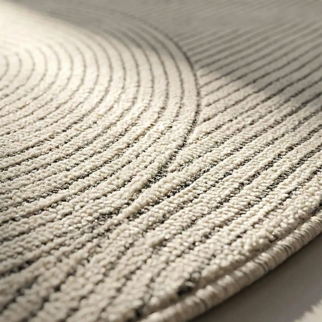 Round Modern Area Rug - NordivaRug