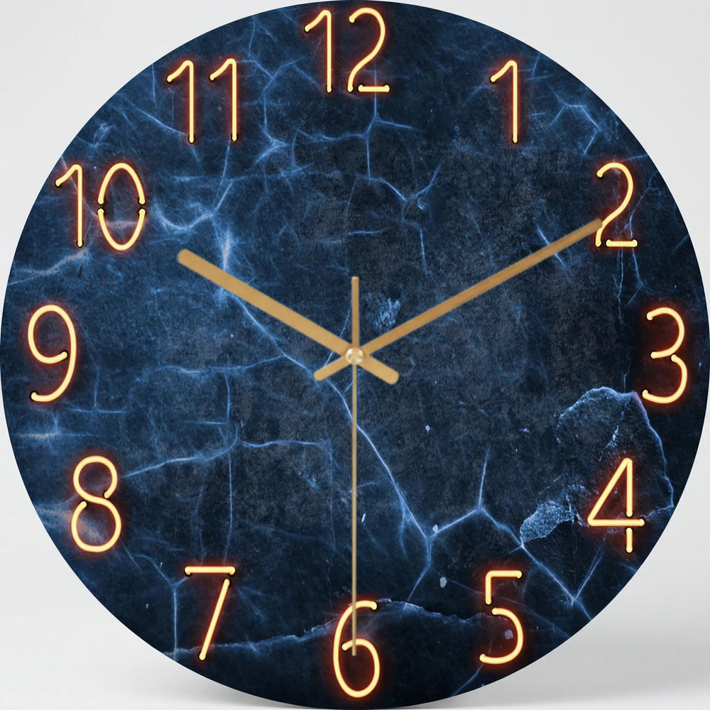 Round Modern Wall Clock - LuminaraClock