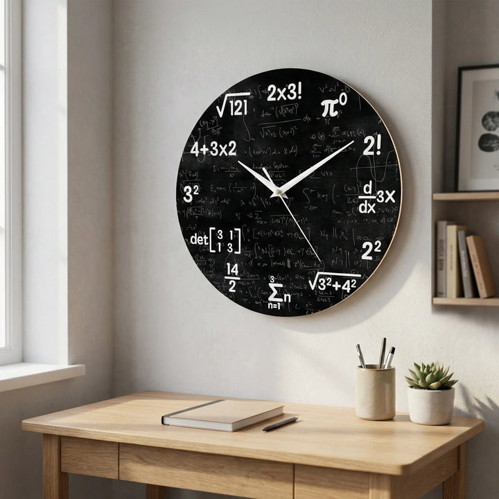 Round Novelty Wall Clock - NumeriClock