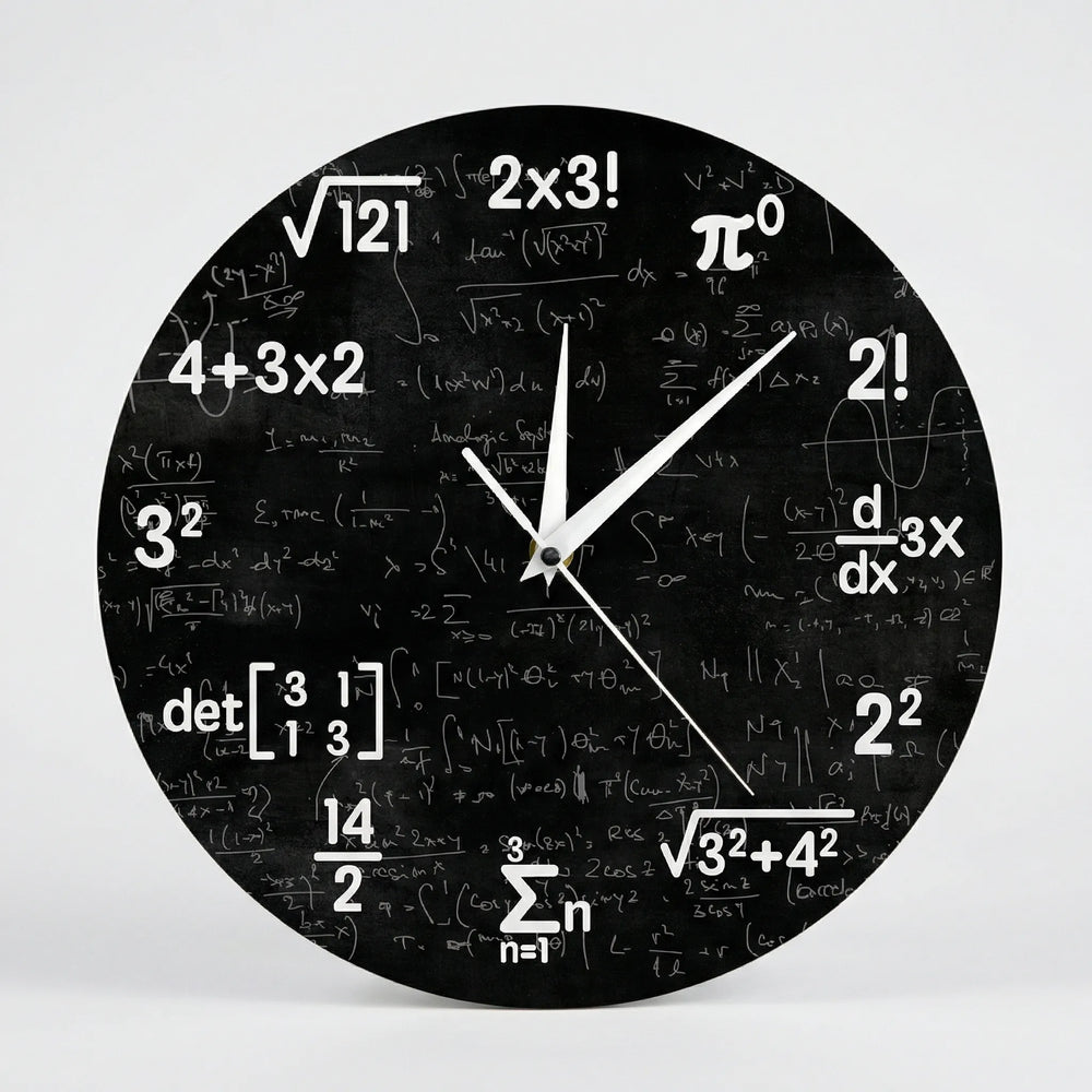 Round Novelty Wall Clock - NumeriClock